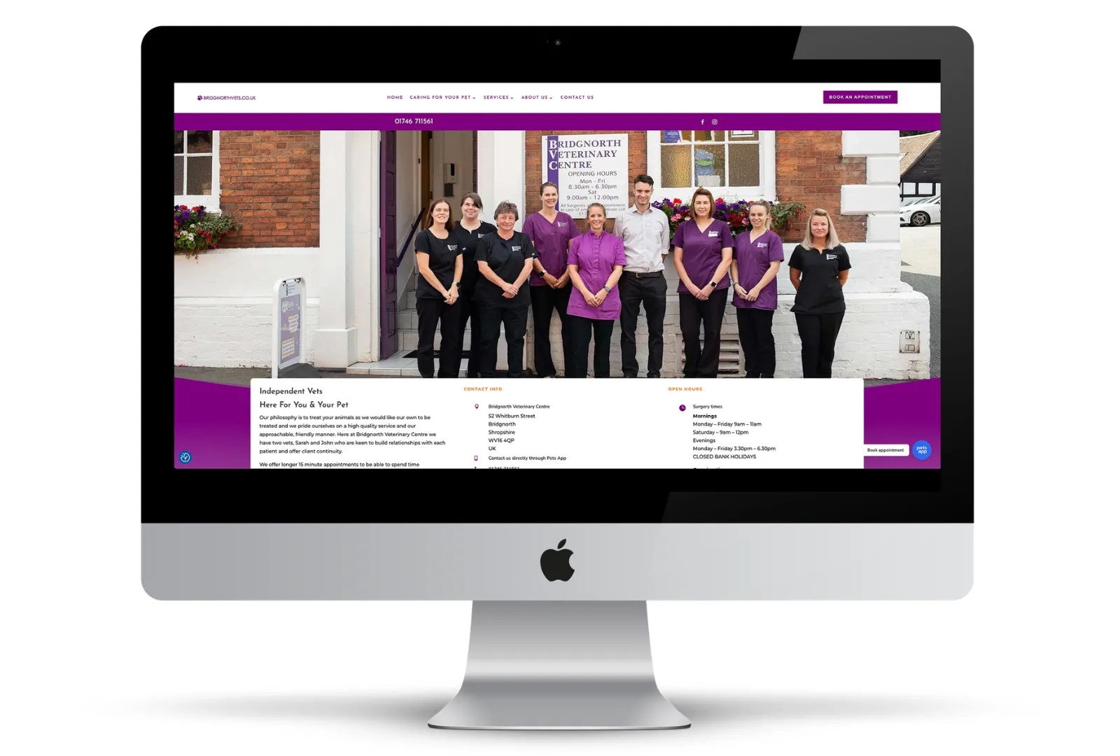 Bridgnorth Veterinary Clinic By Ionic Creative Design