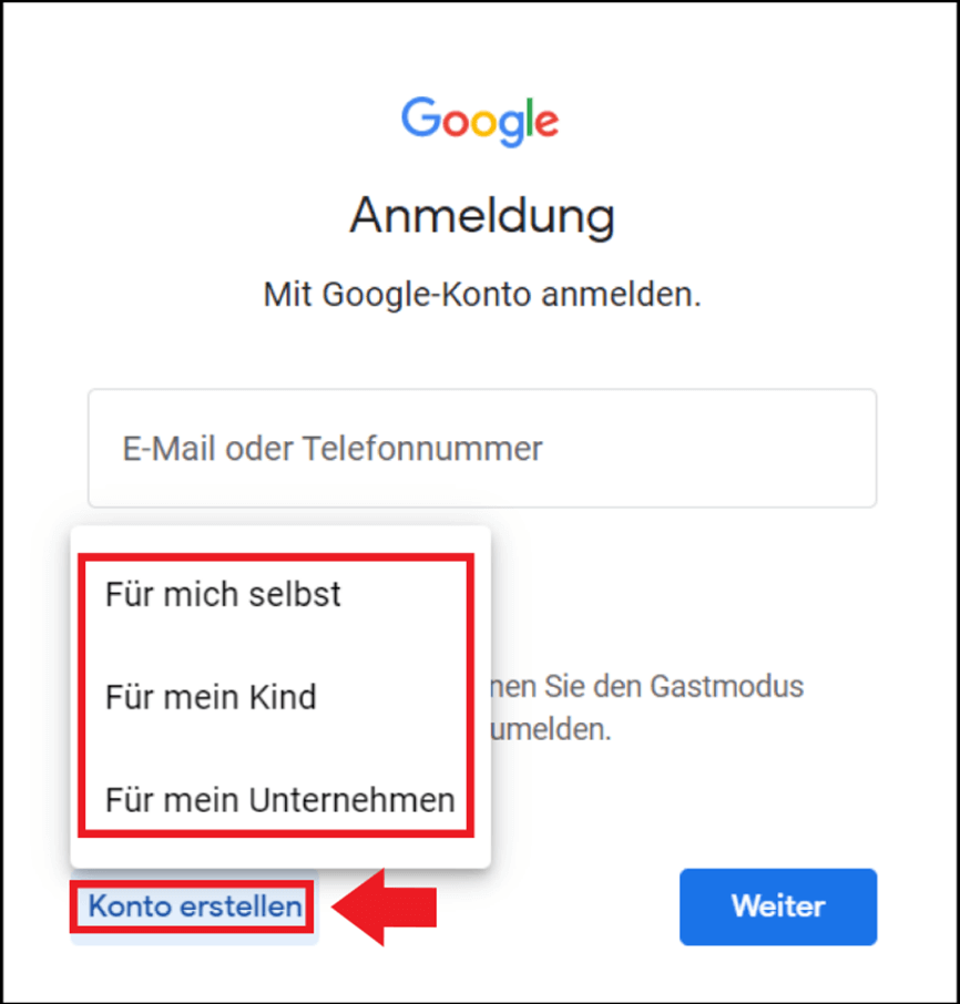 Gmail erstellen So lässt sich ein GmailKonto erstellen IONOS AT