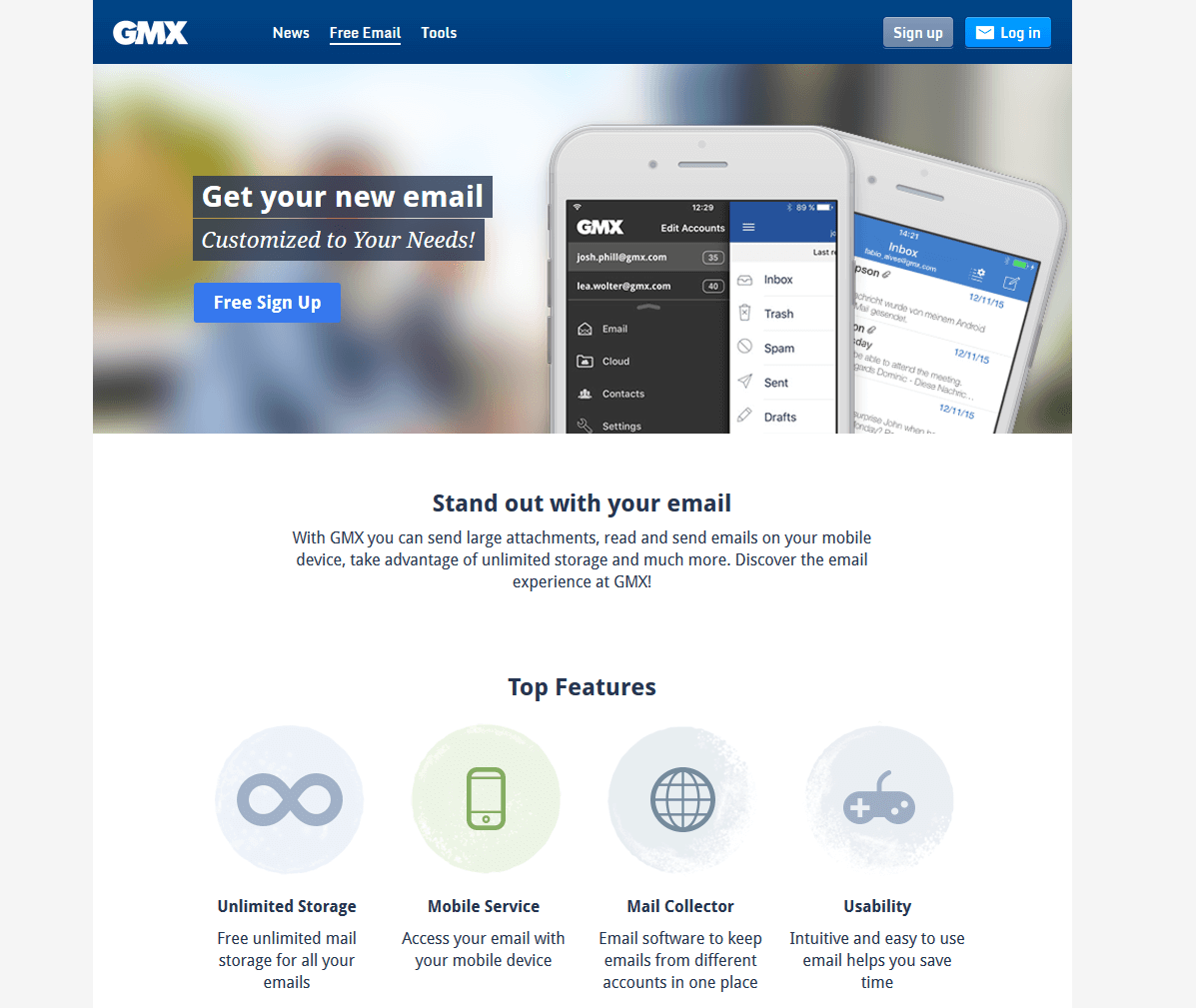 Free email providers A comparison IONOS