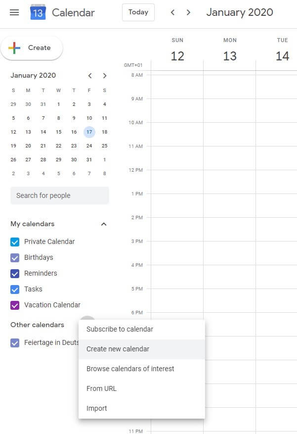 How to share Google Calendar a stepbystep explanation IONOS CA