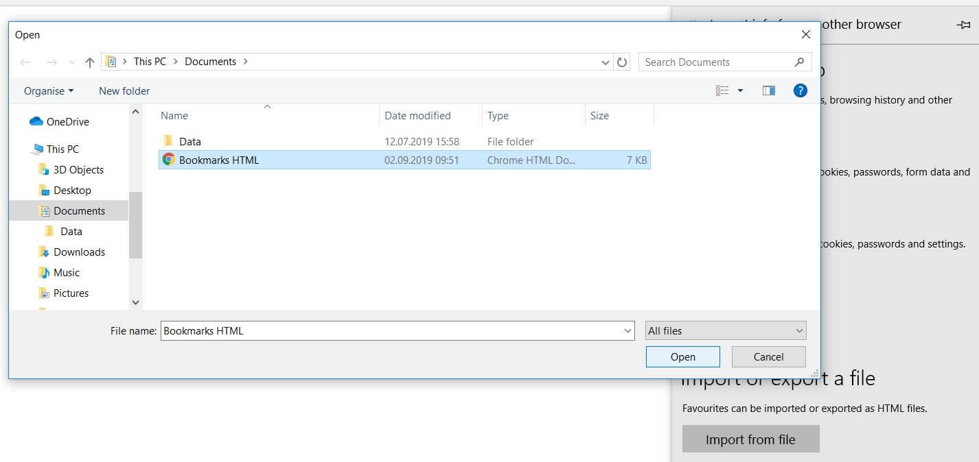 Import Favorites into Microsoft Edge Guide and Tips IONOS CA