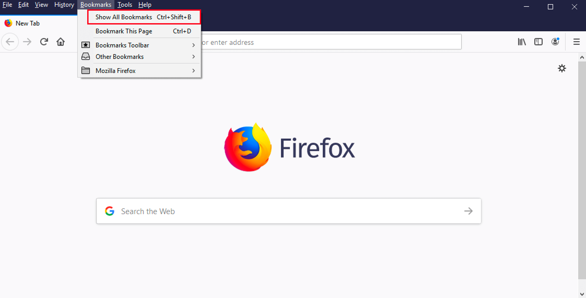 How to import Bookmarks in Firefox IONOS CA