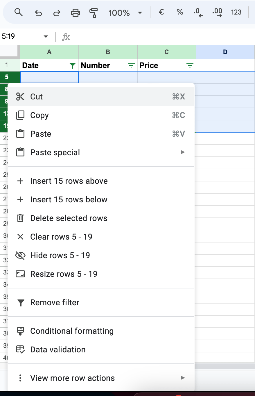 How to delete empty rows in Google Sheets IONOS CA