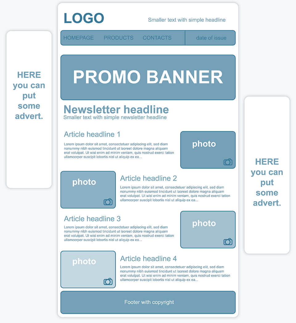 How to design a customised Newsletter Template IONOS