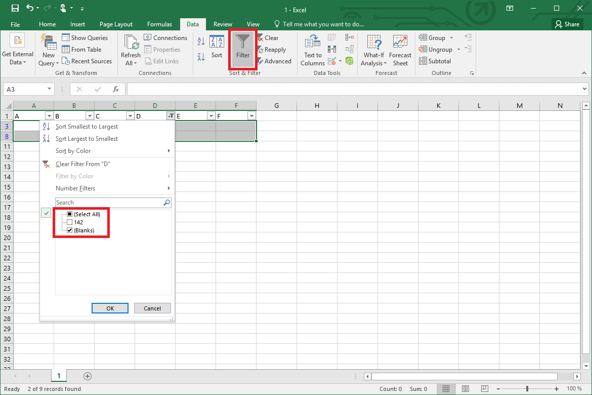 How to easily remove blank rows in Excel [+example] IONOS