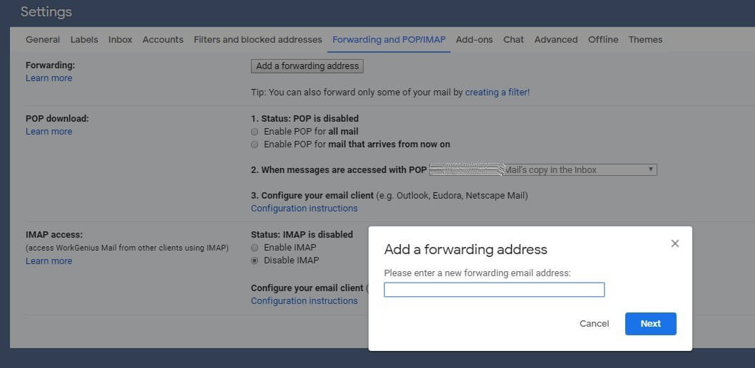 Email forwarding in Gmail a howto guide IONOS UK