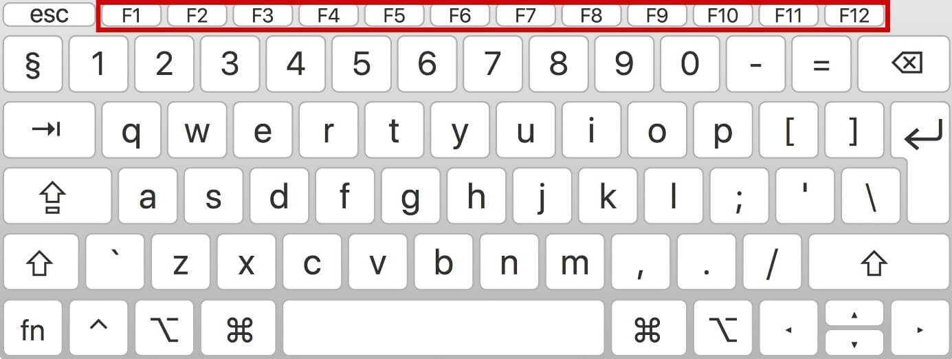 Function keys (F keys) F11, F10, F8 and more IONOS UK