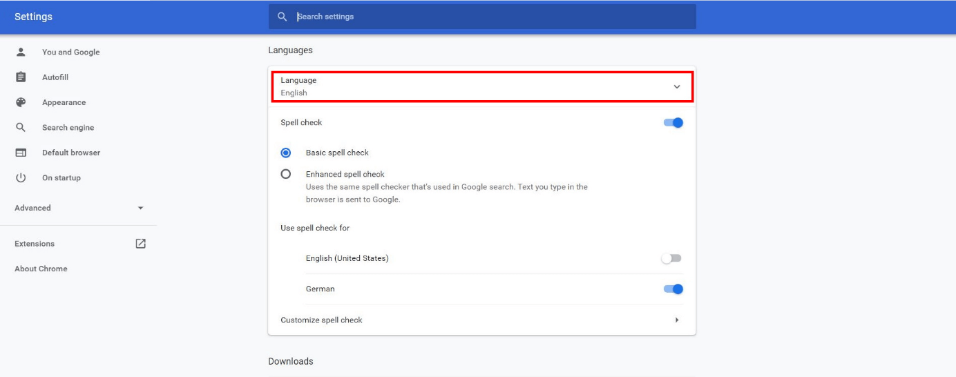 Change language in Chrome how to change the browser language IONOS UK