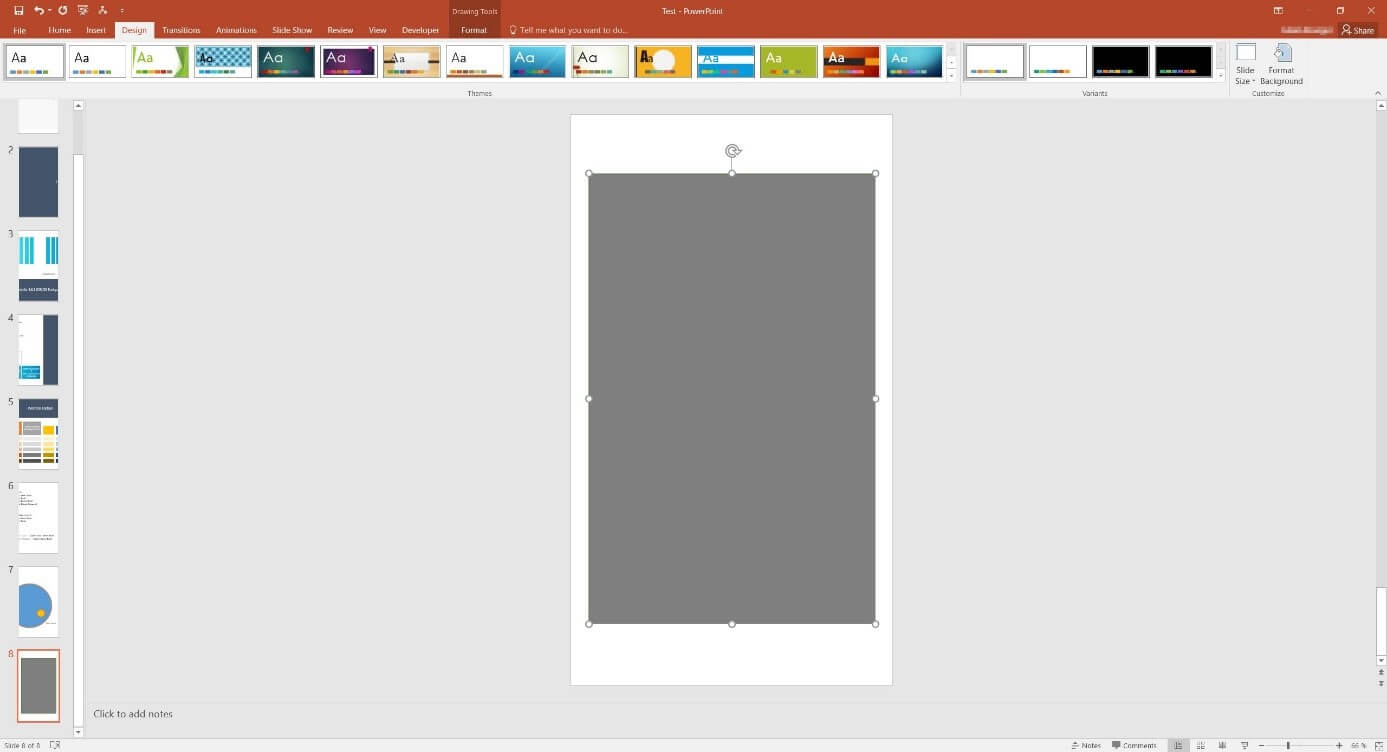 PowerPoint Set portrait orientation for slides Tutorial IONOS