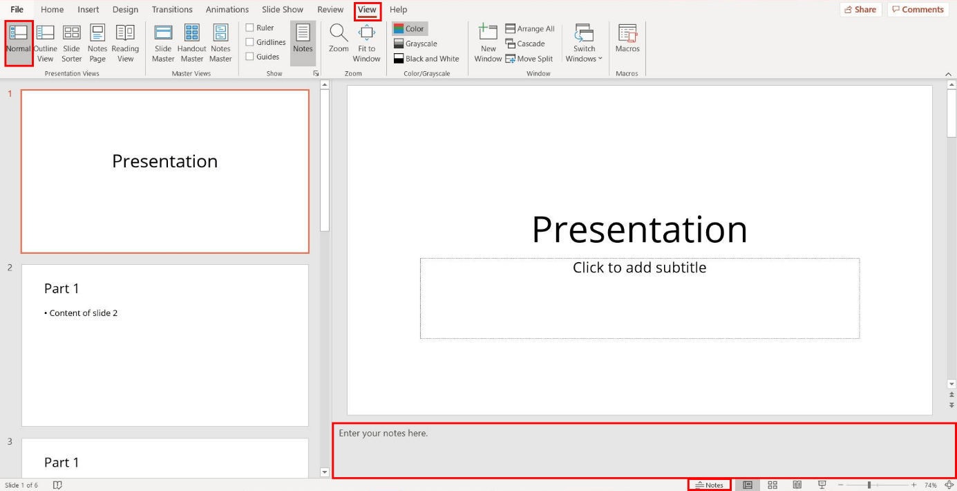 PowerPoint speaker notes how to give a successful freeform