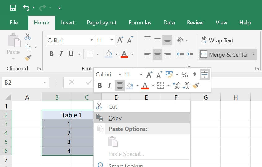 Inserting Excel into Word Easy stepbystep instructions IONOS