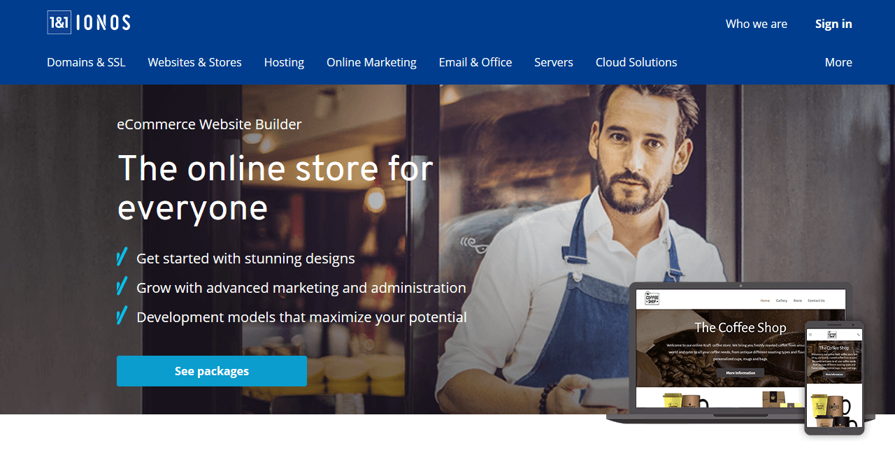 platforms Online store software comparison IONOS