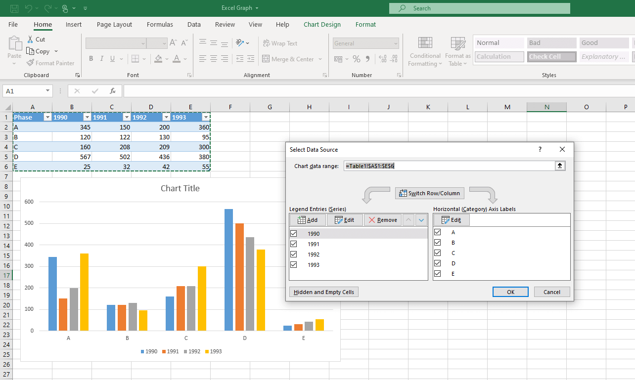 How to create impressive graphs in Excel IONOS