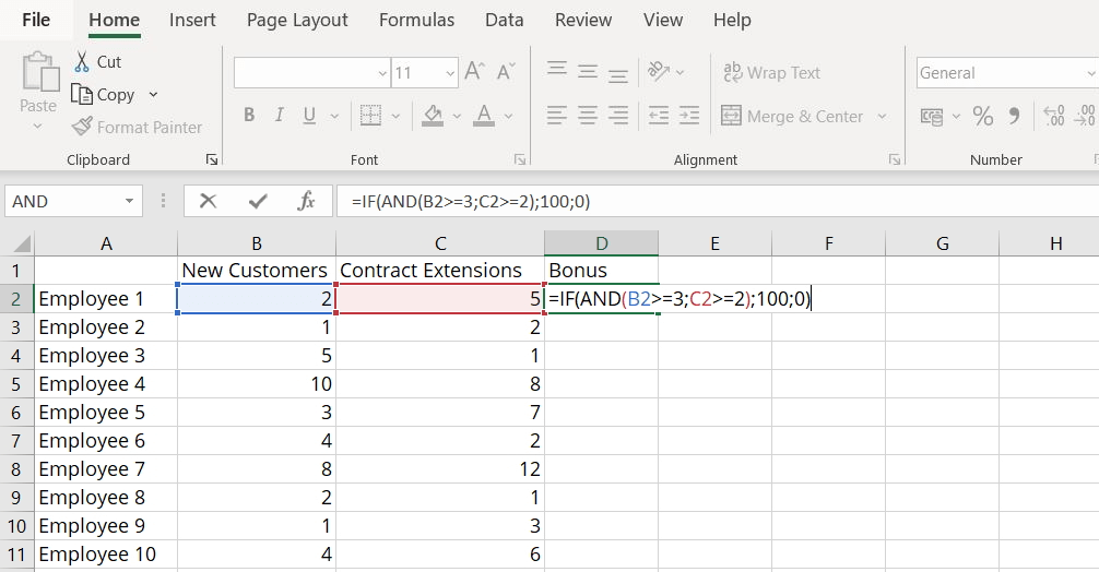 Excel AND How to use the AND function in Excel IONOS