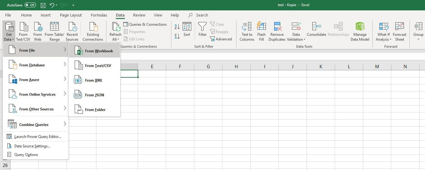 How to easily create tables in Excel IONOS