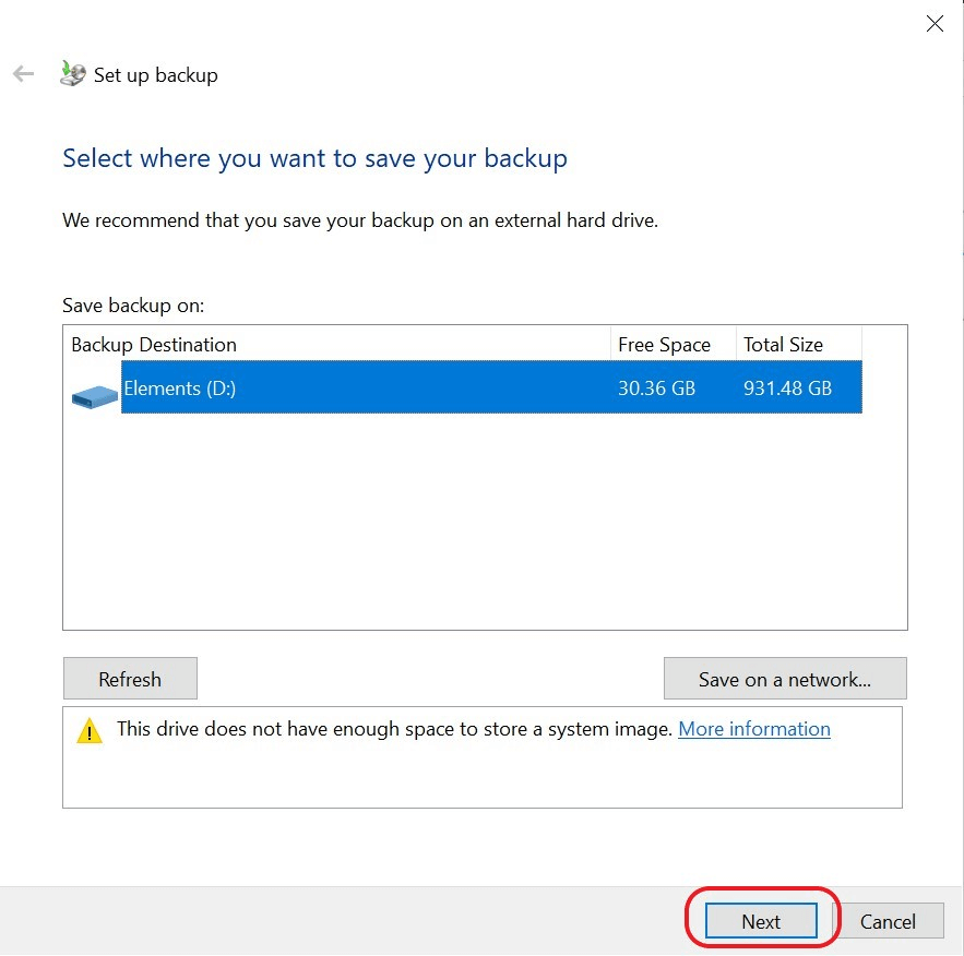 How to Backup Windows 10 IONOS