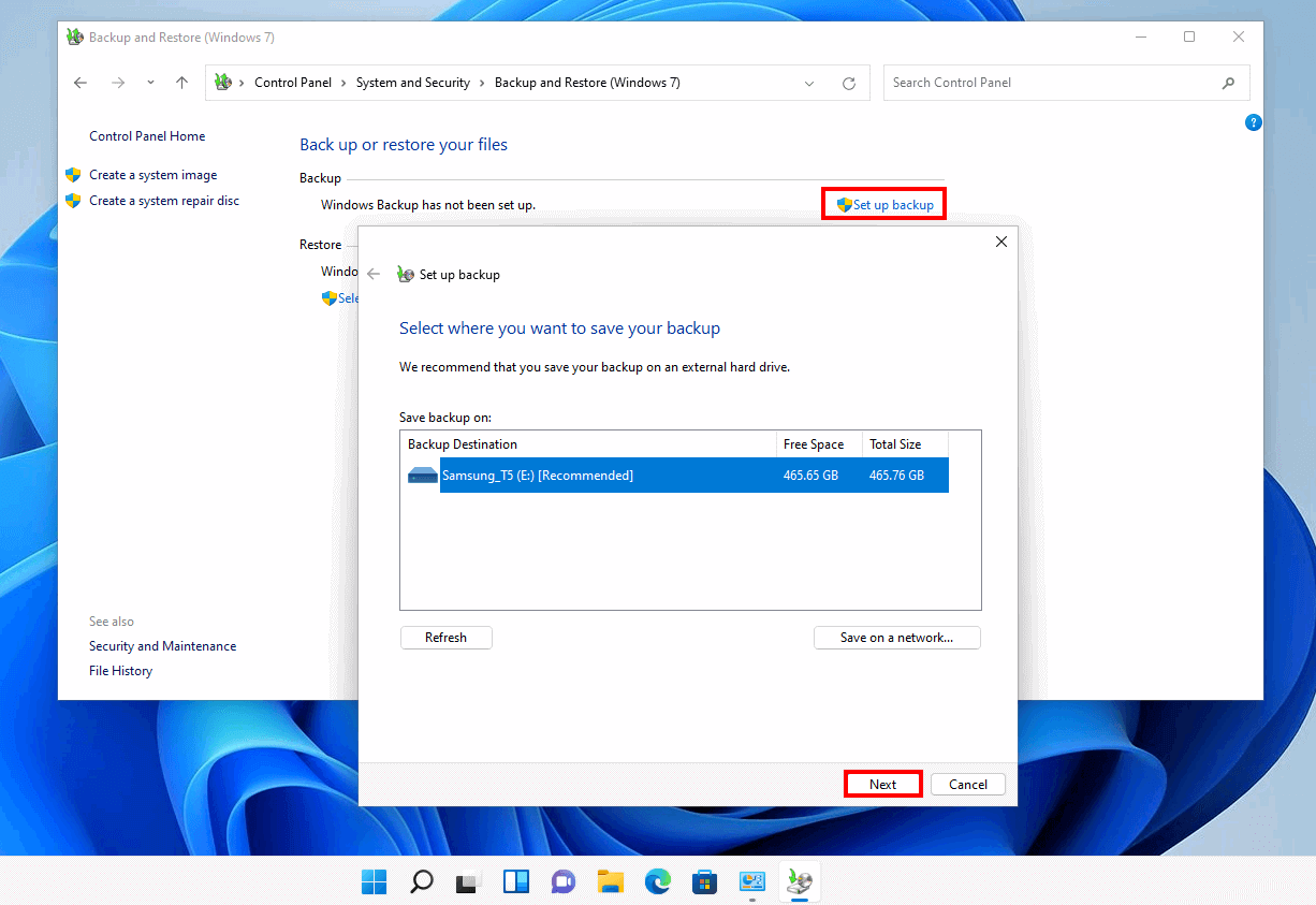 How to create a Windows 11 backup – step-by-step guide - IONOS