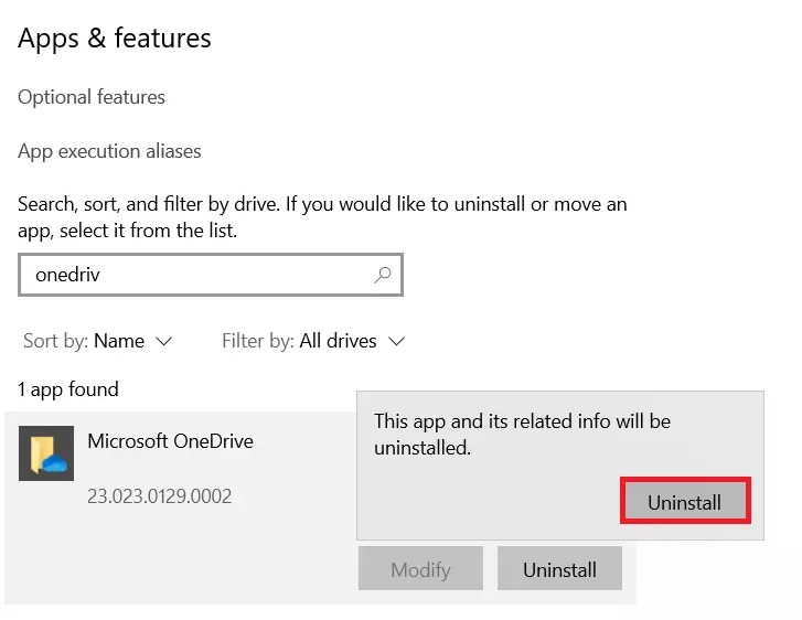 How to disable OneDrive - IONOS
