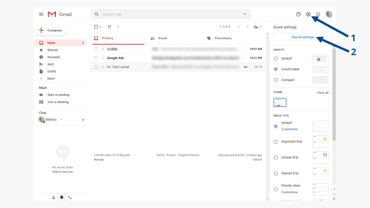 Gmail outofoffice here’s how to do it IONOS