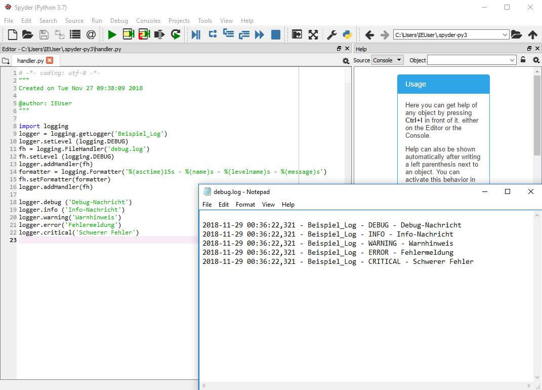 PythonLogging So funktioniert das PythonLoggingModul IONOS