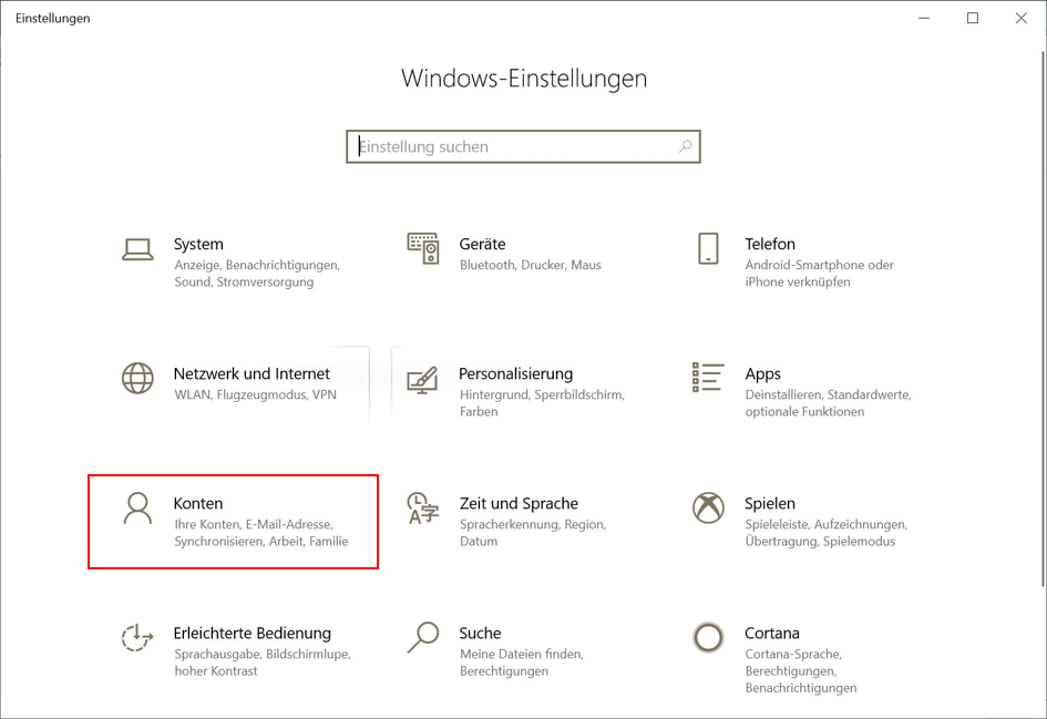 Windows 10: Systemsteuerung hier finden Sie die.