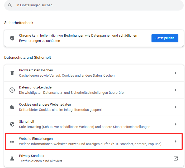 PushNachrichten aktivieren Benachrichtigungen individuell einstellen