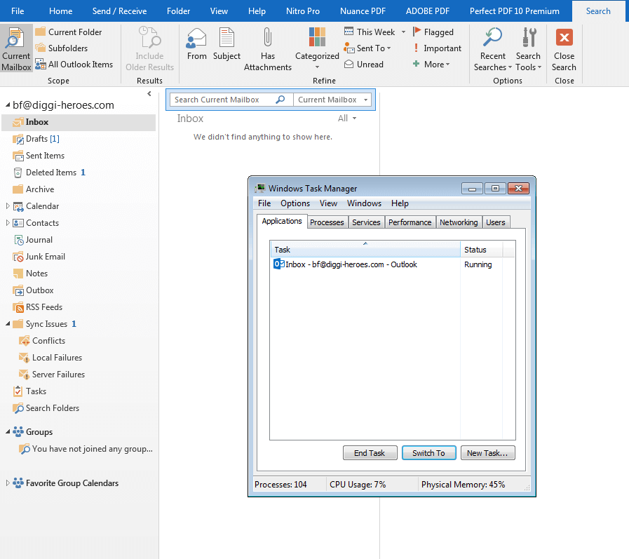 La recherche Outlook ne fonctionne pas voici les solutions possibles