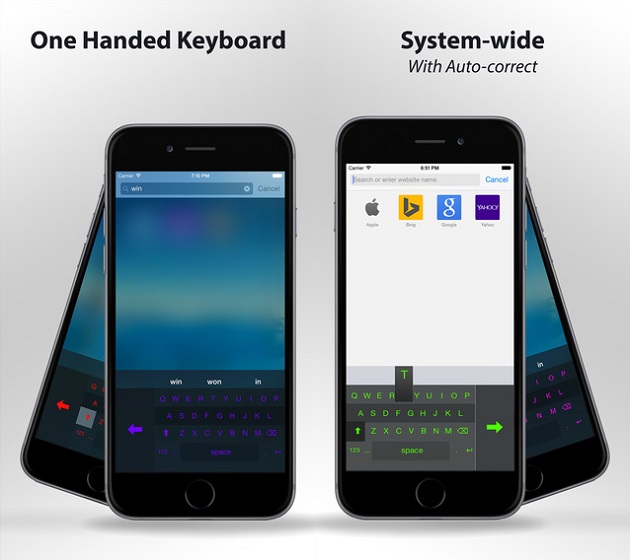 One Handed Keyboard makes typing on larger iPhones easier iOS Hacker