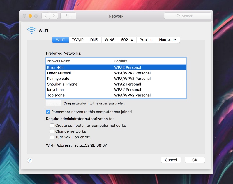 How To Change Which WiFi Network Your Mac Connects To First iOS Hacker