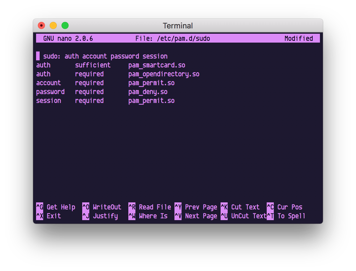 How To Use Touch ID For Sudo In Terminal On Mac iOS Hacker