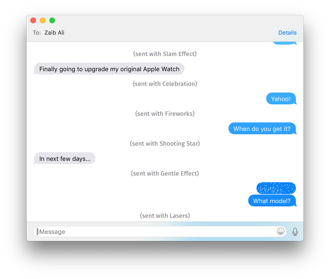How To Send Messages With Effects On macOS iOS Hacker