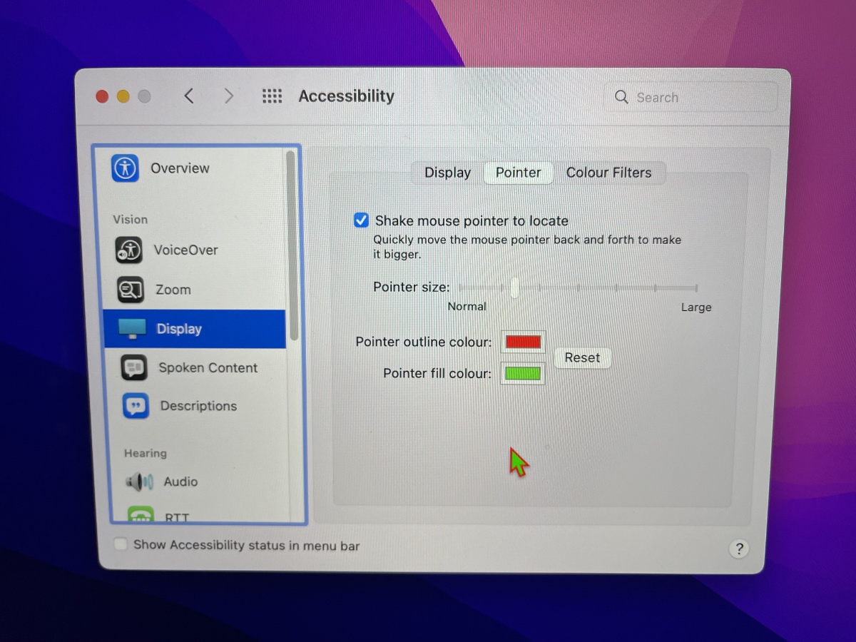 How To Change Pointer Color And Size In macOS iOS Hacker