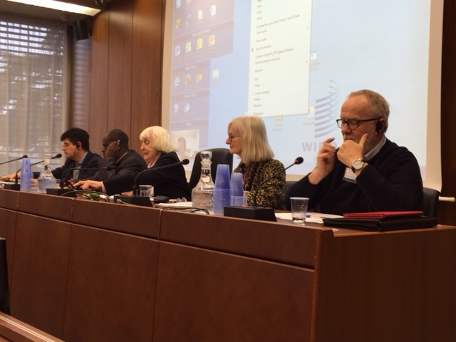  A panel of authors at WIPO