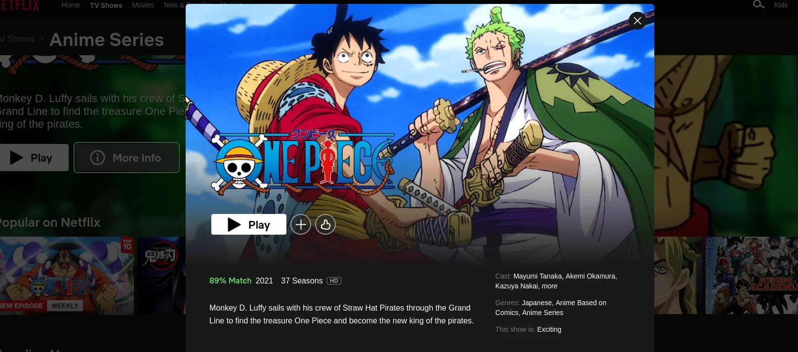 How to watch One Piece season 137 on Netflix?