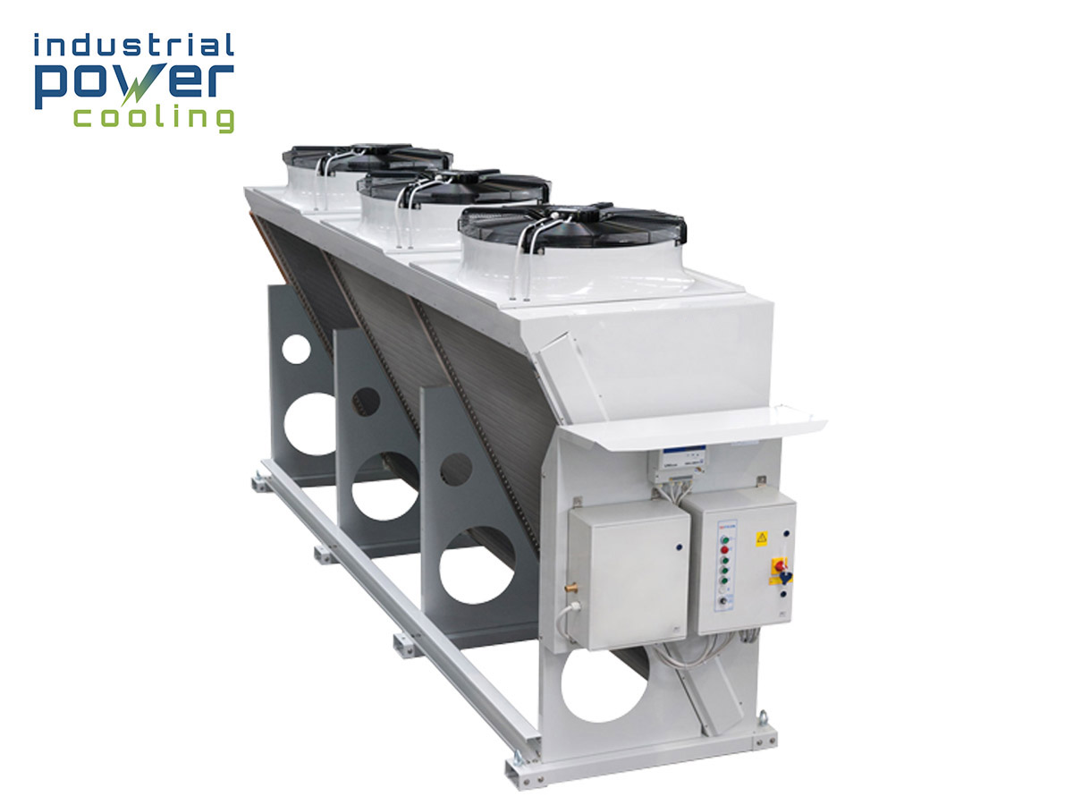 Wall mounted Vcoil dry cooler Industrial Power Cooling UK