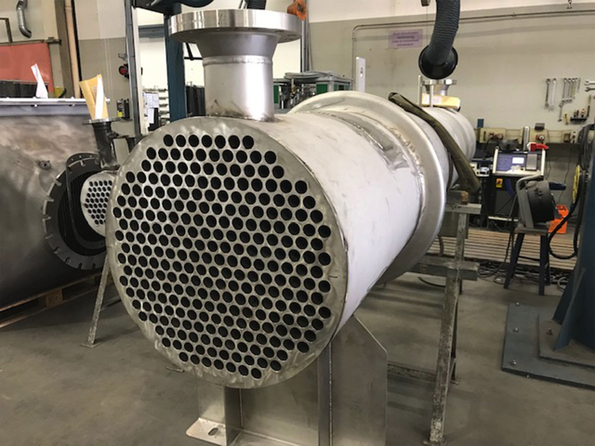 Exhaust gas heat exchangers cleaning and sitework Industrial Power