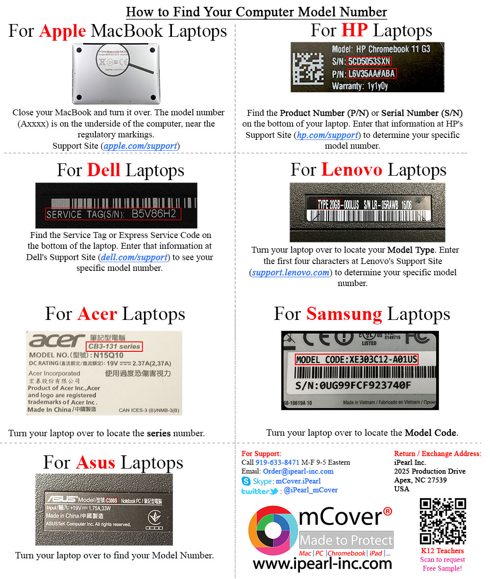 iPearl Inc Lightweight, stylish mCover® Hard shell cover case for 15