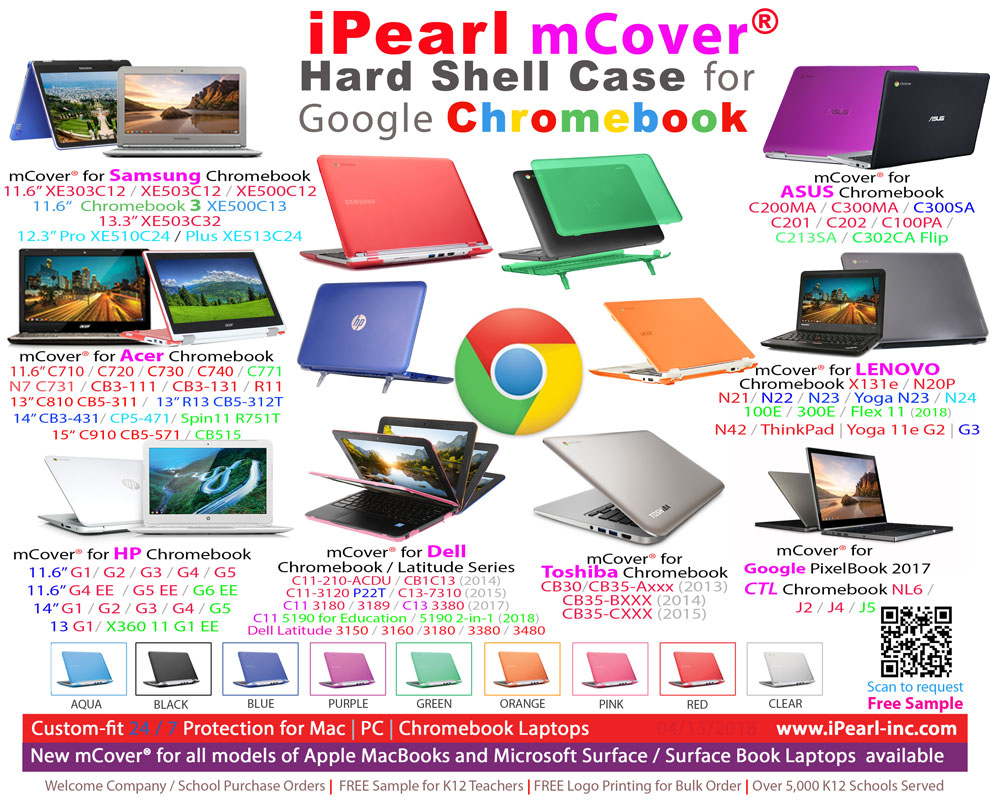 iPearl mCover® Hard shell case for 11.6inch Samsung Chromebook