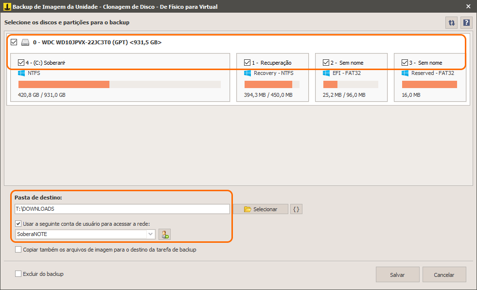 Backup de Imagem de Disco, P2V e Clonagem de Disco com Iperius