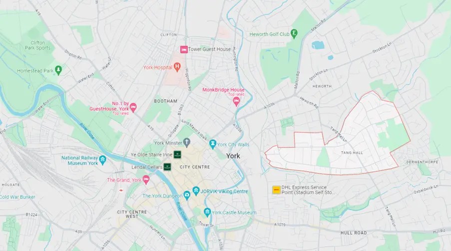 Top Areas with Property for Sale York