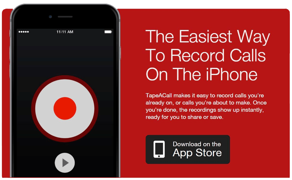 Record Your Calls on iPhone By TapeACall Call Recorder App