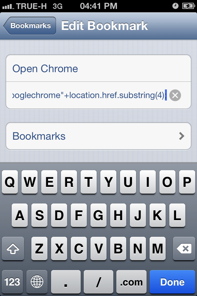 Tips วิธีการเปิด Chrome for iOS จาก bookmark Safari browser บน iPhone