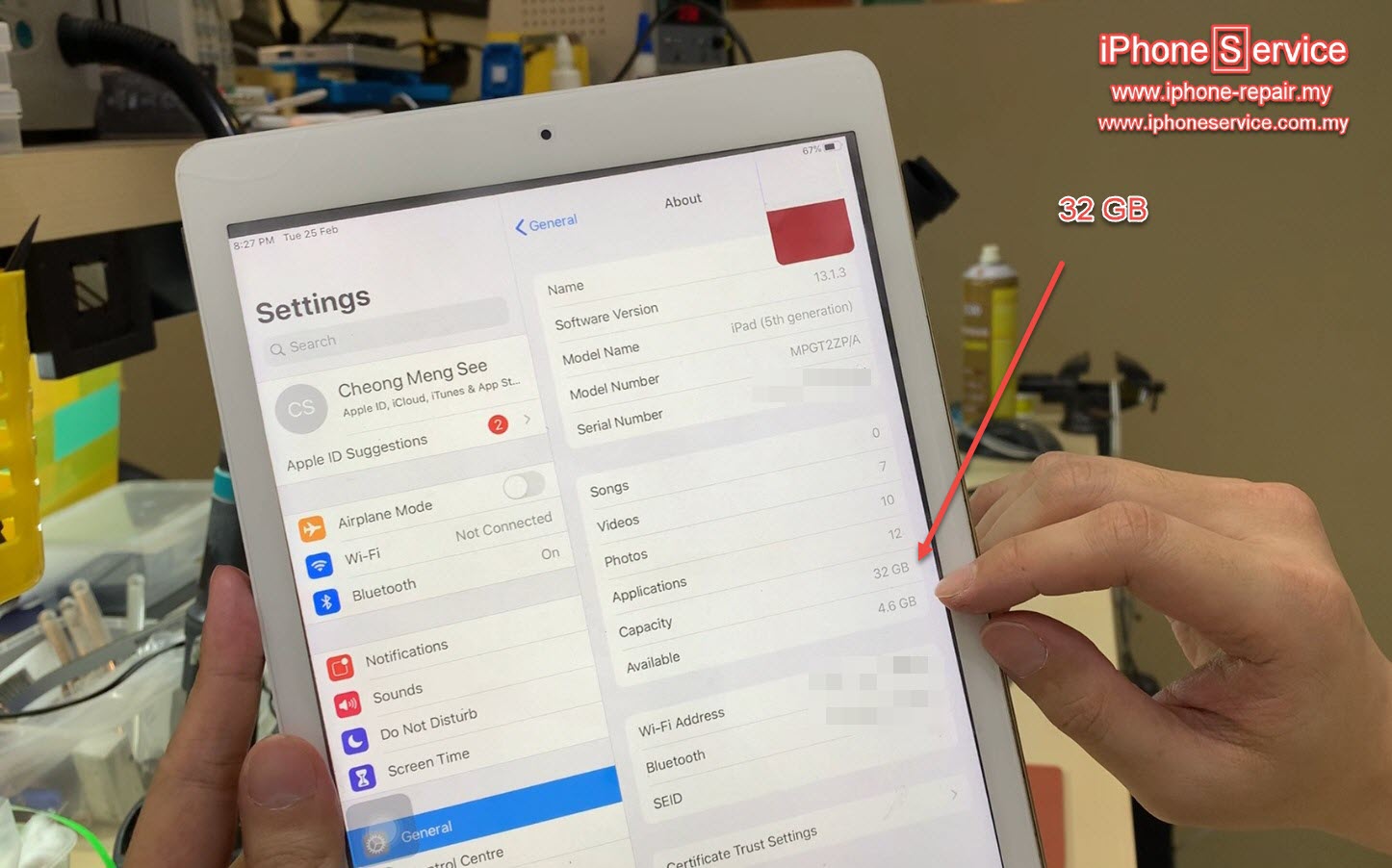 Upgrade iPad Storage iPhone Motherboard Repair Center