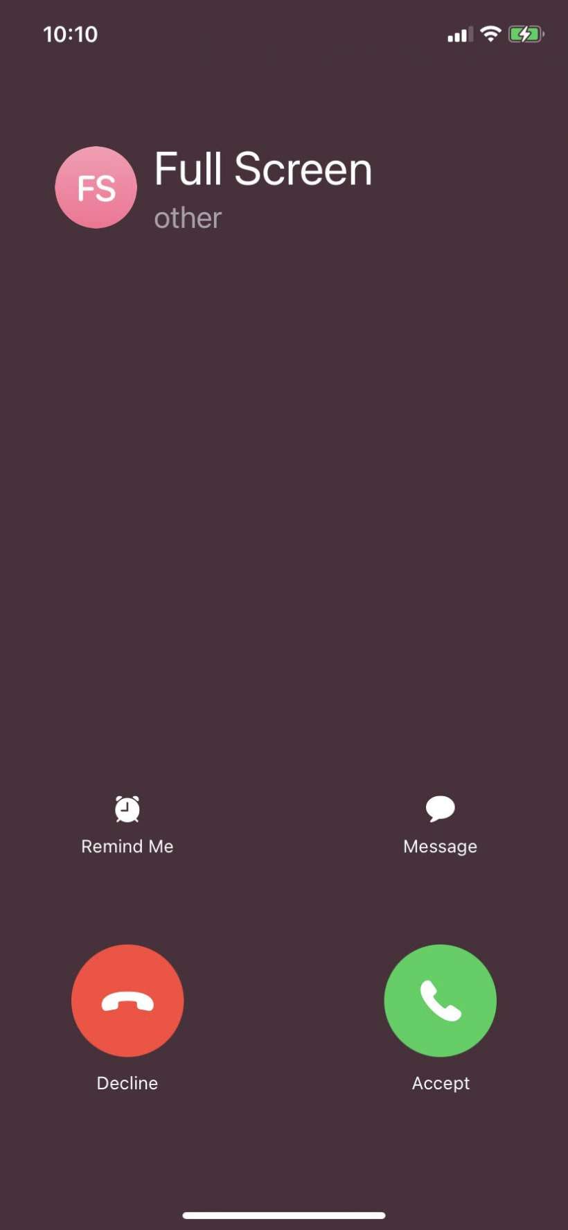 How do I enable full screen calls on my iPhone? The iPhone FAQ