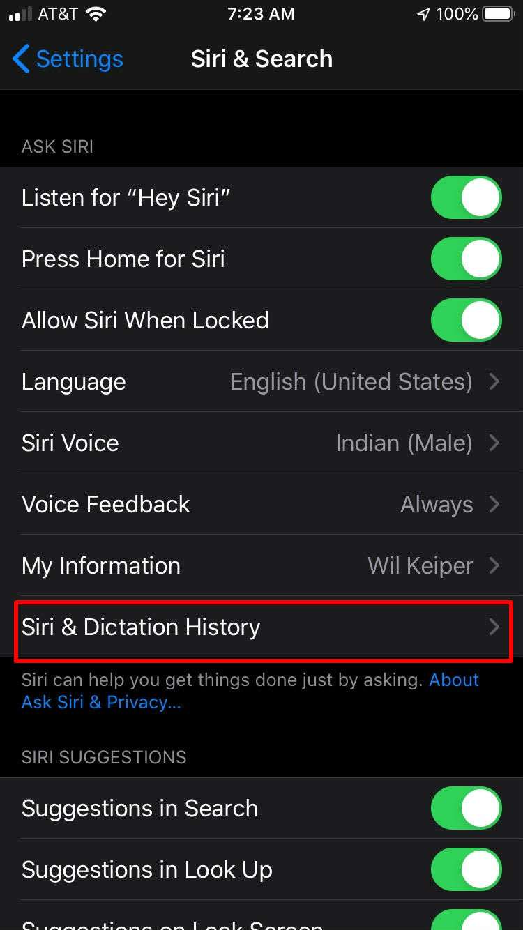 How do I delete my Siri search history? The iPhone FAQ