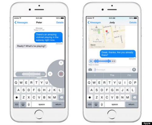 How do I send a voice text in iOS 8? The iPhone FAQ