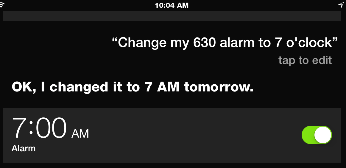 Tip of the Day Use Siri to Set an Alarm, Set the Timer, and Tell You