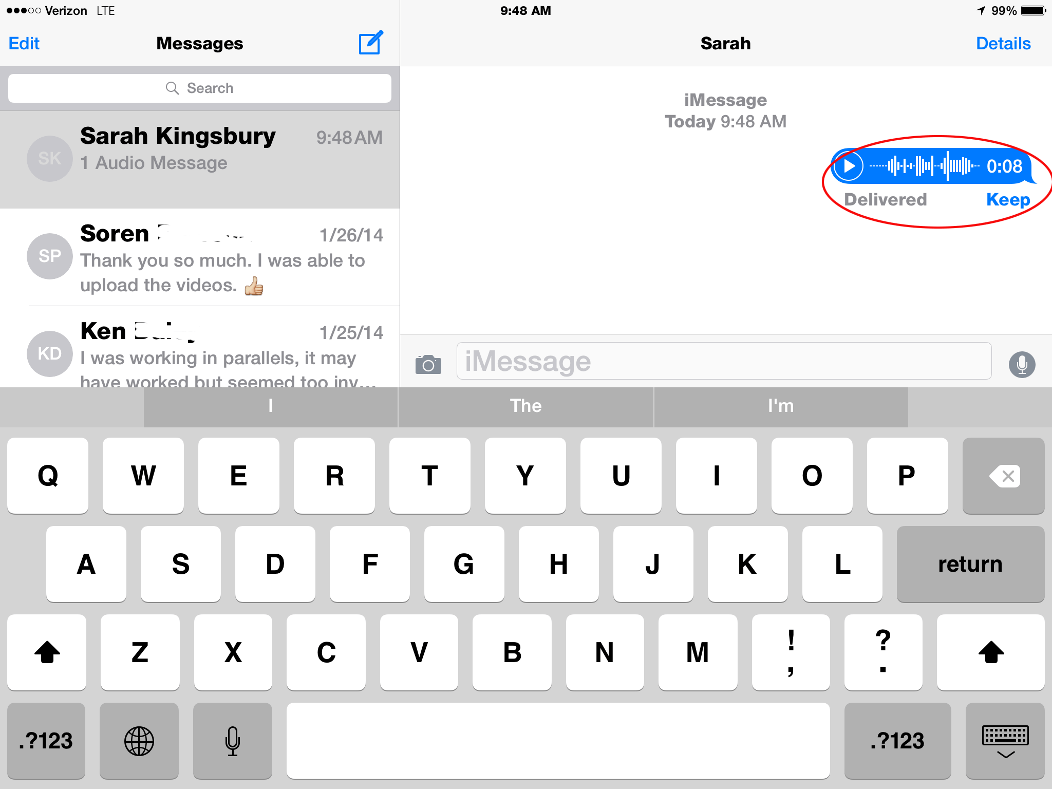 Tip of the Day Send Audio Messages in iOS 8