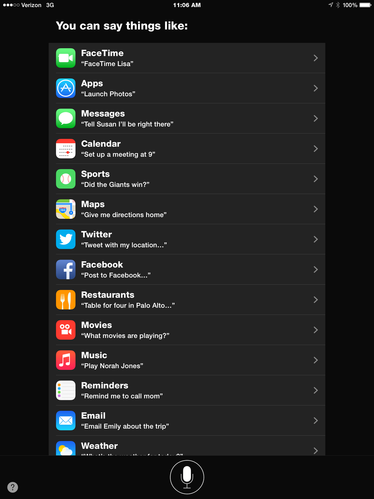 Tip of the Day: Don't Know What to Ask Siri? Siri Will Tell You