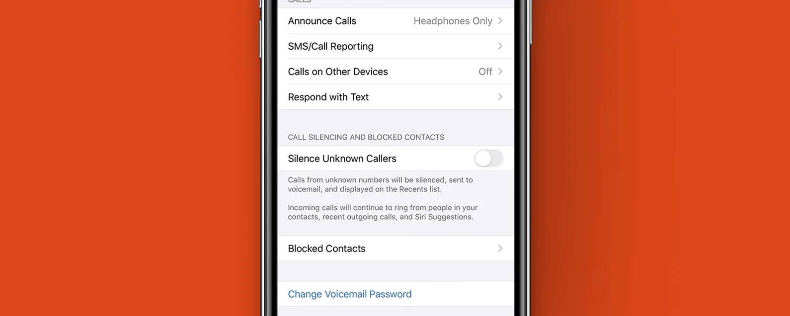 How to Block Unknown Calls on the iPhone